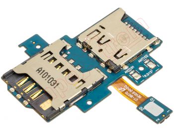 Cable flex con conector lector de tarjetas SIM y de memoria MicroSD para Samsung I9070 Galaxy S Advance